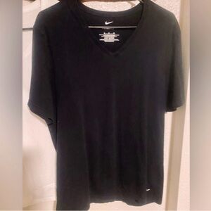 Nike Black V-Neck Tee